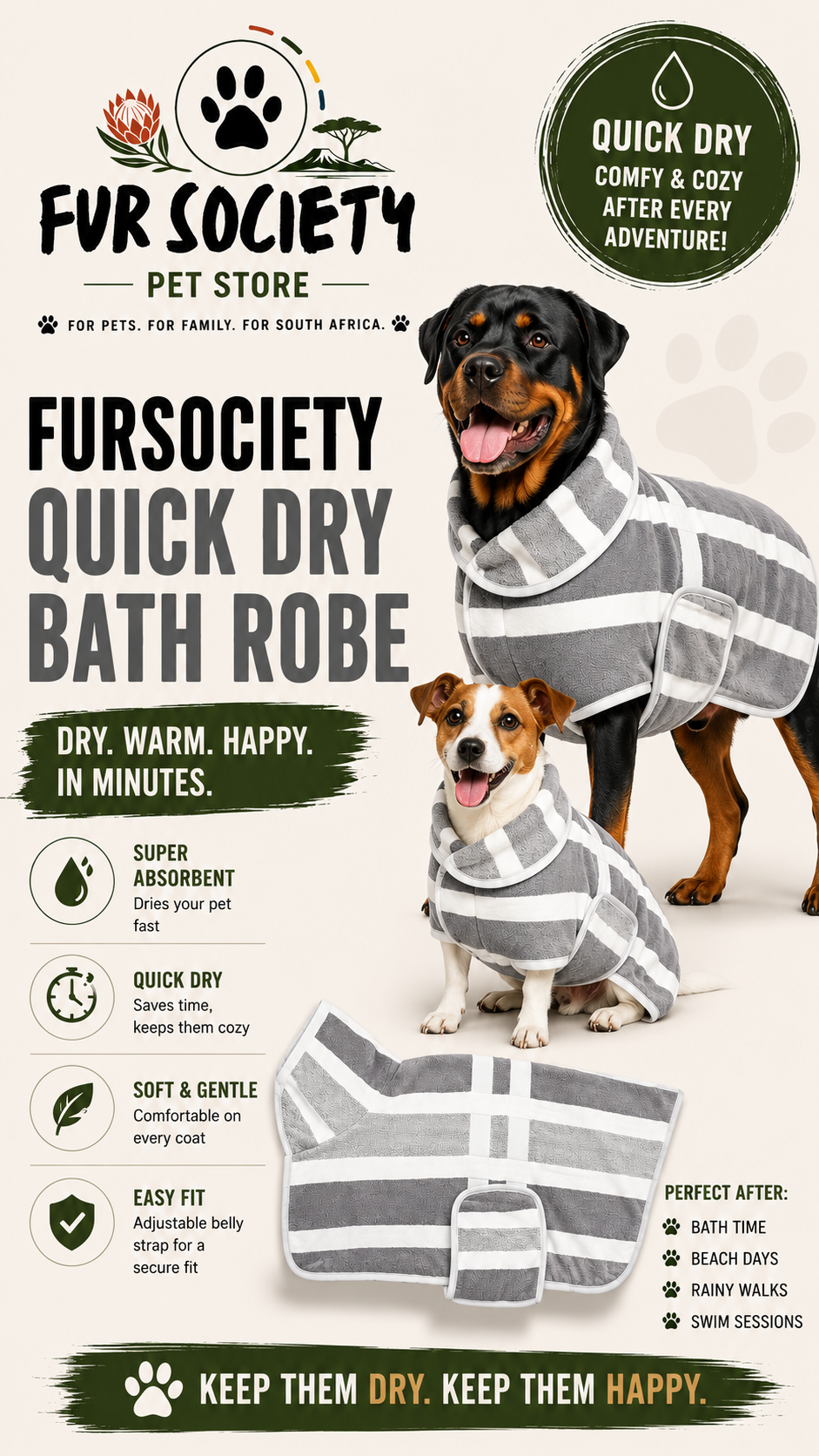 FurSociety Bath Time Essentials Bundle