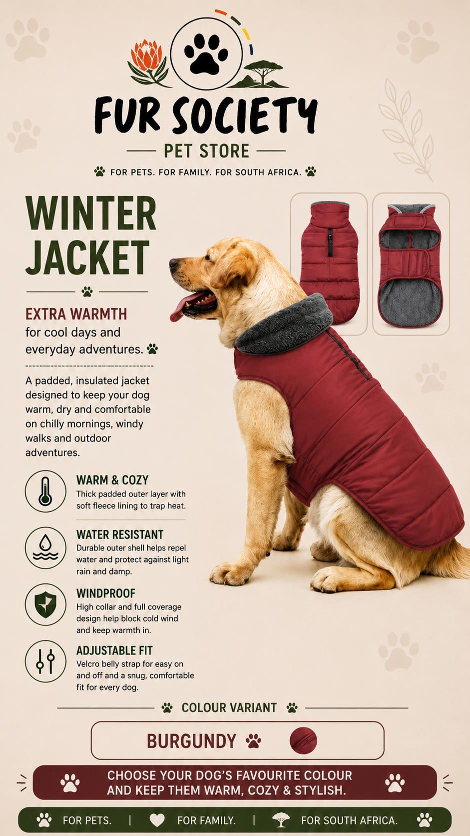 FurSociety Winter Jacket