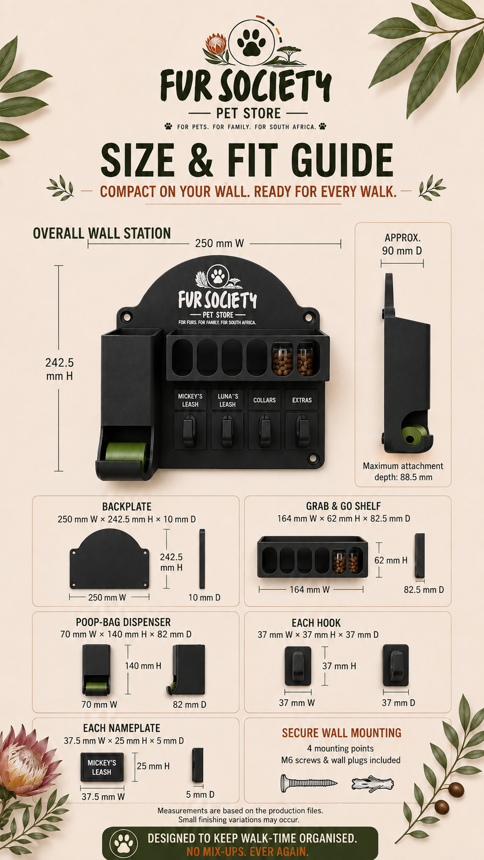FurSociety Walk Station – Personalised