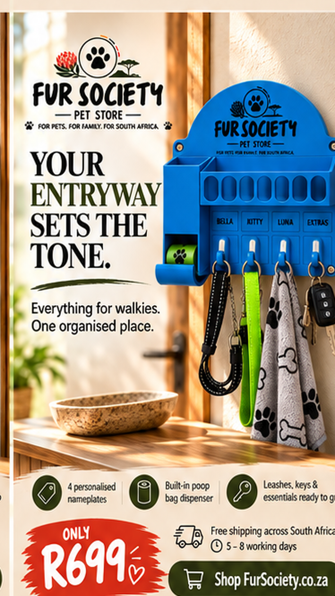 FurSociety Walk Station – Personalised