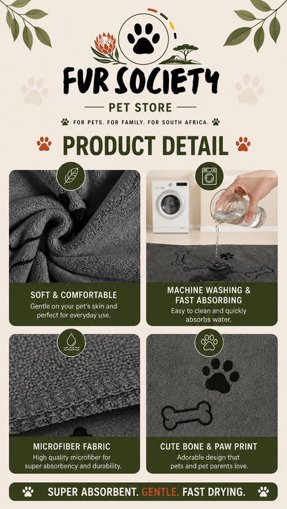 FurSociety Drying Towel