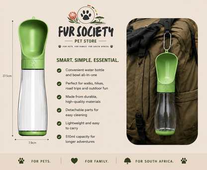 FurSociety Portable Water Bottle 510ml