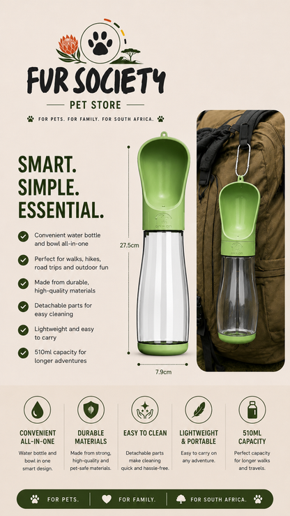 FurSociety Water Bottle 510ml