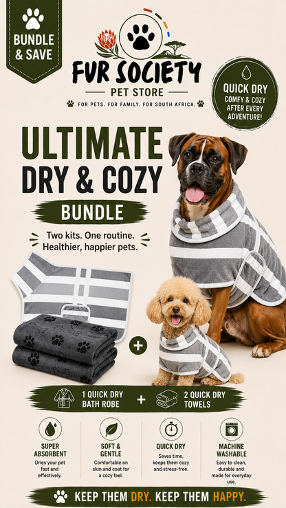 FurSociety Bath Time Essentials Bundle