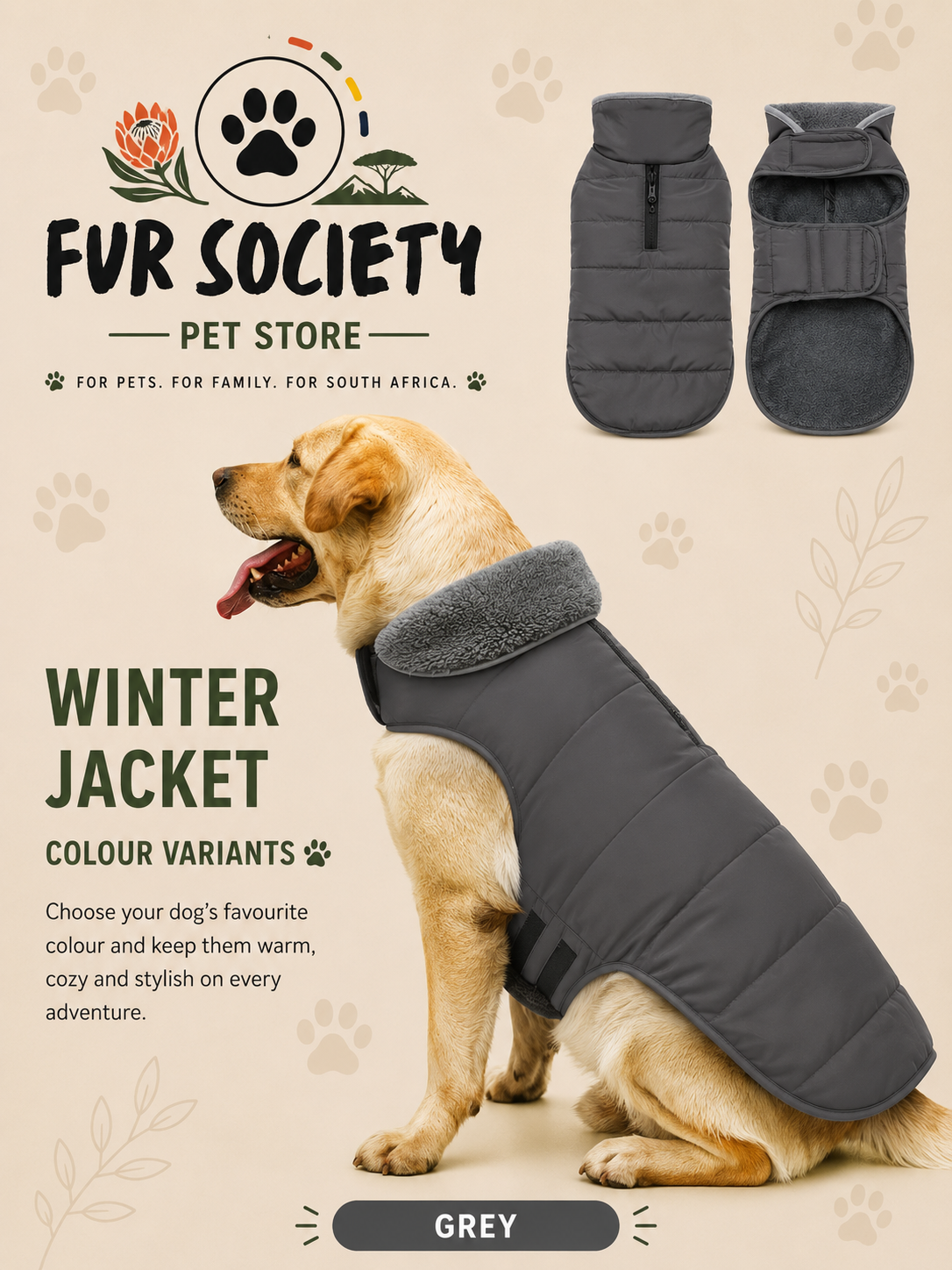 FurSociety Winter Jacket
