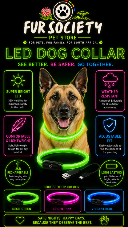 FurSociety LED Collar