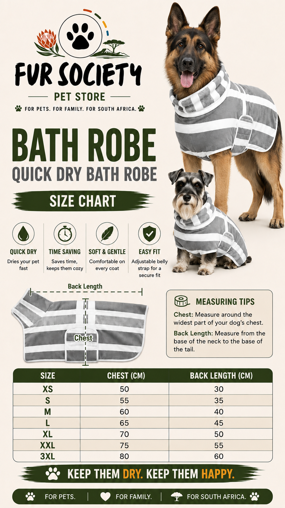 FurSociety Bath Robe