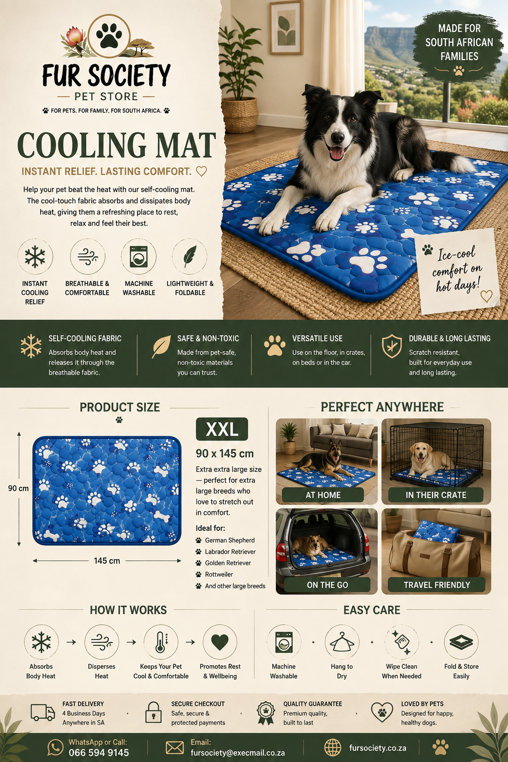 FurSociety Ultimate Summer Travel Bag