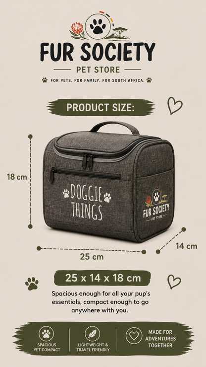 FurSociety Doggie Things Bag
