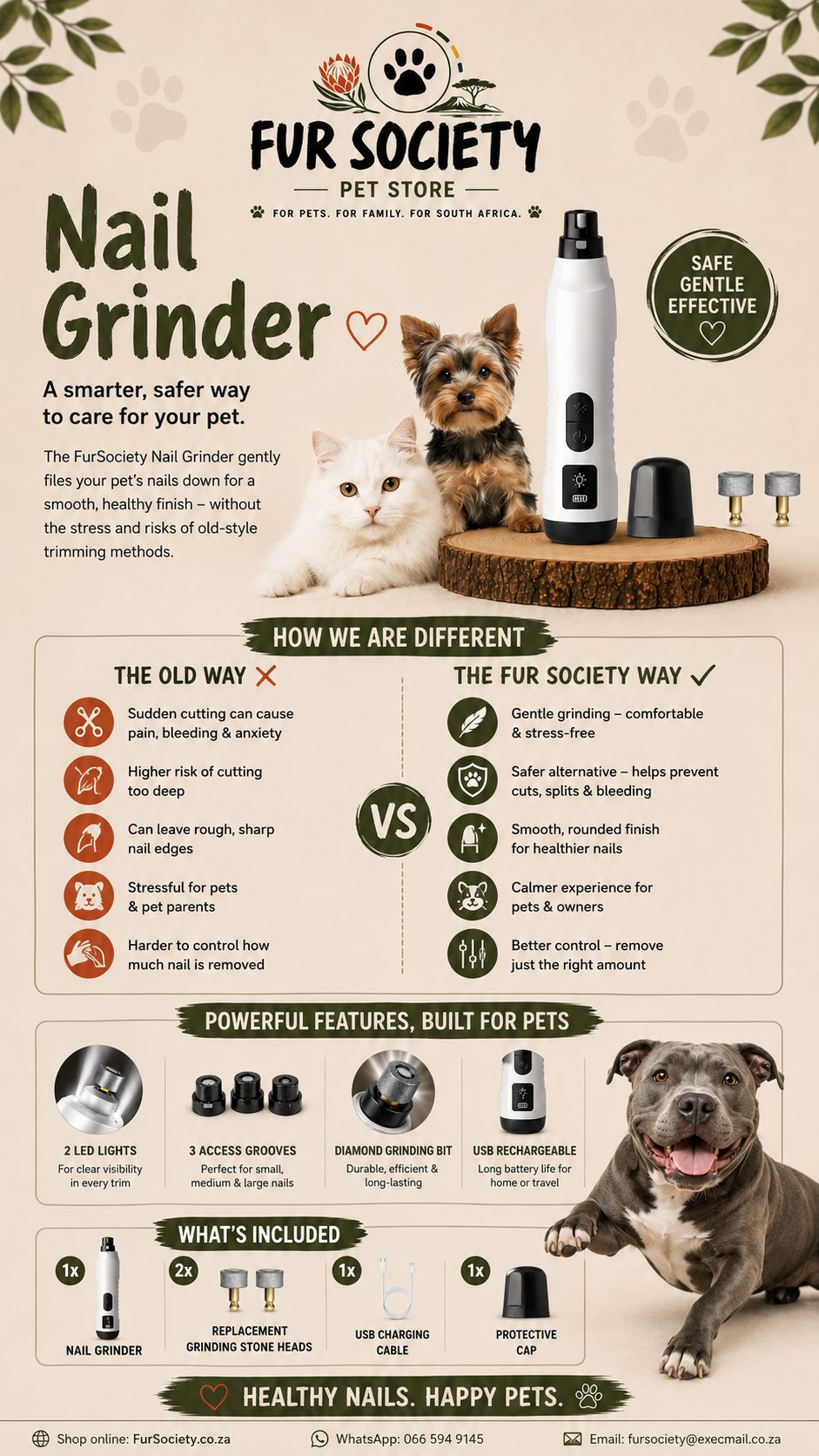 FurSociety Nail Grinder