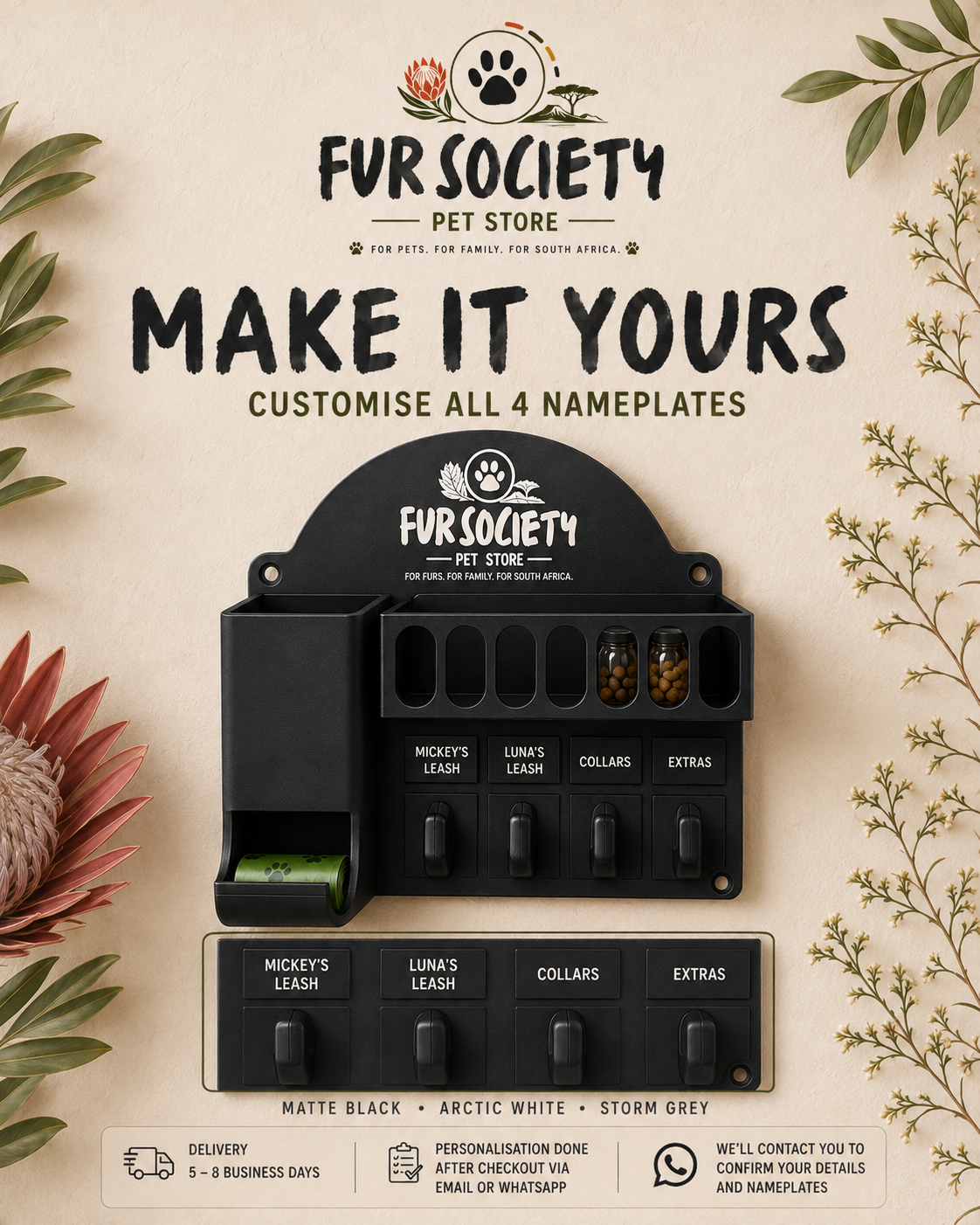 FurSociety Walk Station – Personalised