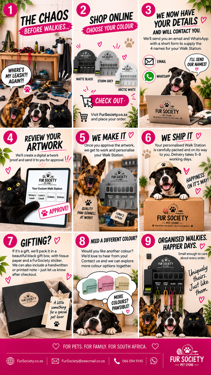 FurSociety Walk Station – Personalised
