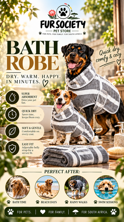 FurSociety Bath Robe