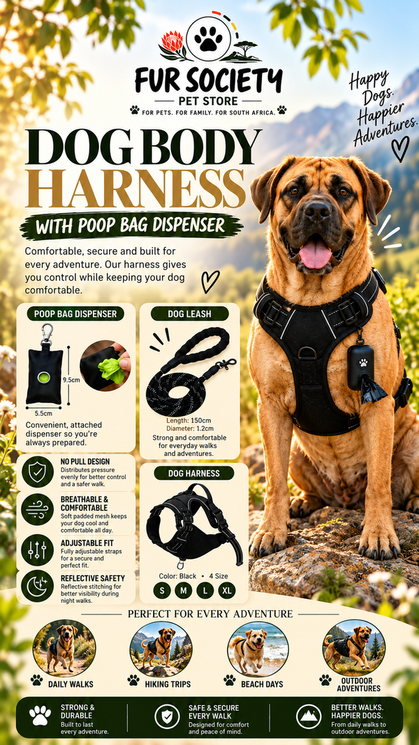 FurSociety Dog Body Harness