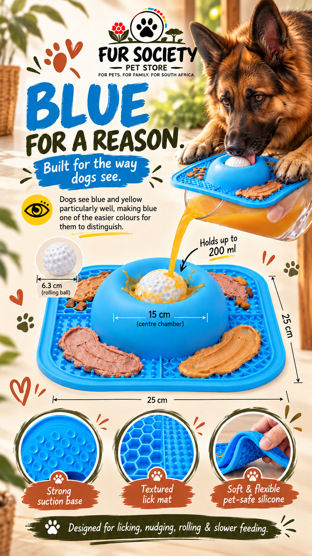 FurSociety BusyPaws Enrichment Feeder