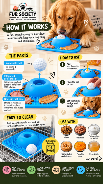 FurSociety BusyPaws Enrichment Feeder