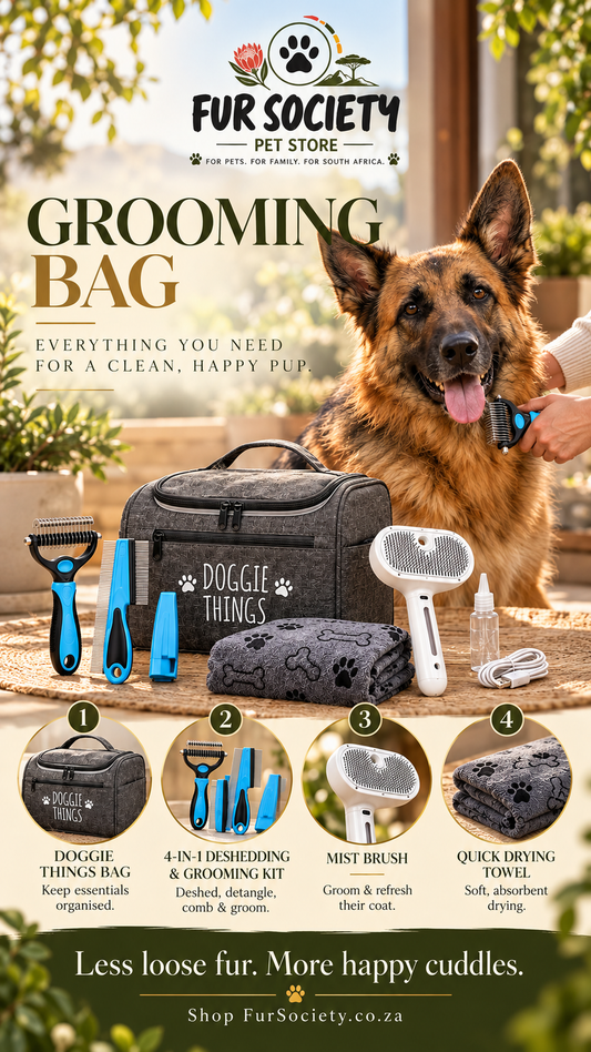 FurSociety Grooming Bag – Complete Pet Grooming Kit