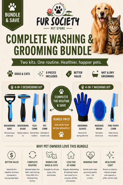 FurSociety Washing & Grooming Bundle